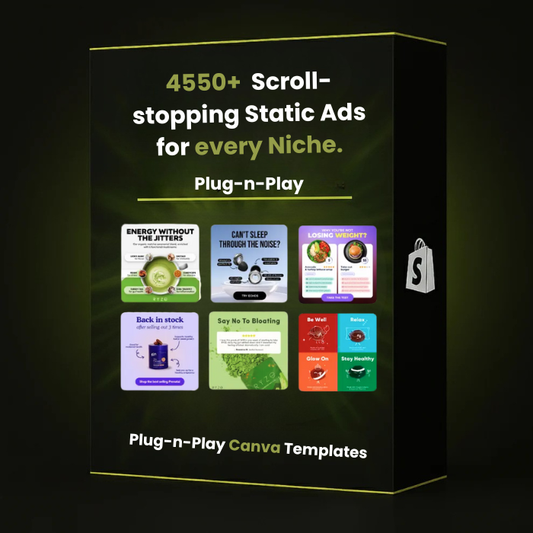4600 Scroll-stopping Static Ads for every Niche. Plug-n-Play